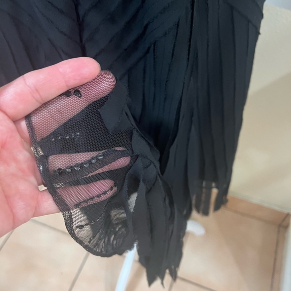 ANN TAYLOR BLACK DRESS SIZE 8 . Used no flaws - Picture 9 of 15